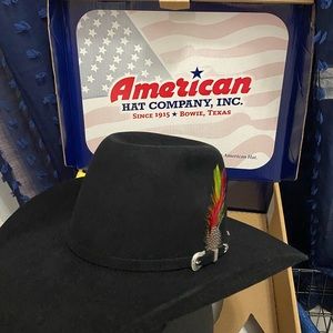 AMERICAN HAT 7x BLACK HAT
